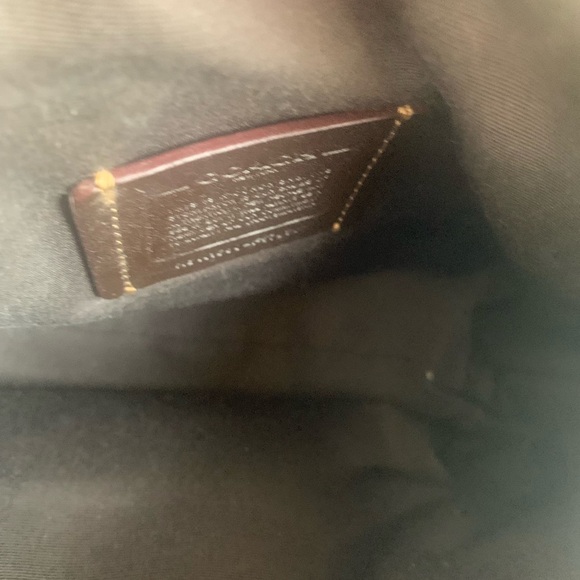 Coach Mini Kelsey Satchel In Signature Jacquard F27580 Brown tan crossbody - Picture 13 of 14